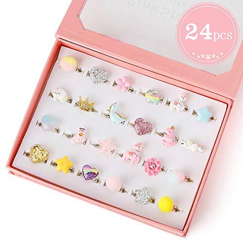 かわいいジュエリー指輪セット おもちゃ 女の子リング かわいい指輪 サイズ調節でき 収納ボックス付き 宝石リング 子供用 女の子 縁日 景品 お祭り S 0626 4smile 通販 Yahoo ショッピング