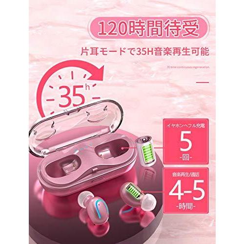 女性 Kinganda Bluetooth 5 0 進級版 可愛い ピンク 完全 ワイヤレス Tws技術 スポーツワイヤレスイヤホン ハンズフリー S 1024 4smile 通販 Yahoo ショッピング