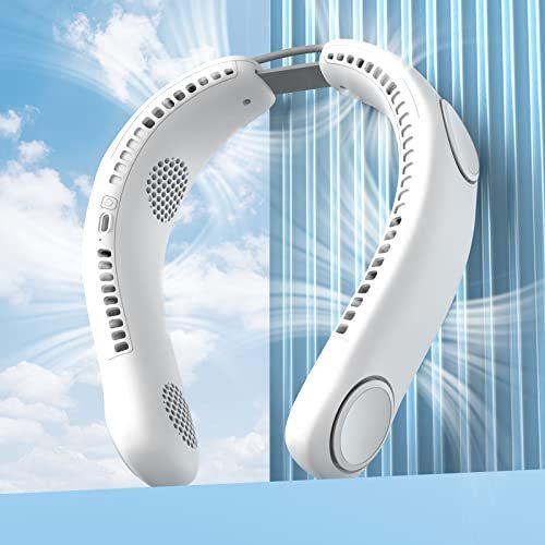 【2022革新製品−上下出風&前後4つのターボファン】首掛け扇風機 ネッククーラー ネックファン 急速冷却 720度送風  :s-0708258249607-20220726:4smile - 通販 - Yahoo!ショッピング