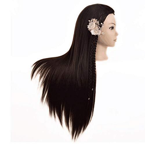 Ba Sha 練習用 編み込み練習用 ウィッグマネキンヘッド ヘアアクセサリーセット 美容室サロン 100 合成髪 Yh04 S 0608 4smile 通販 Yahoo ショッピング