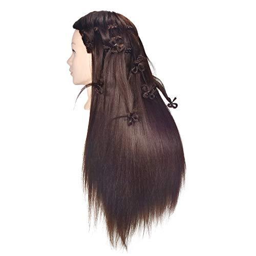 Ba Sha 練習用 編み込み練習用 ウィッグマネキンヘッド ヘアアクセサリーセット 美容室サロン 100 合成髪 Yh04 S 0608 4smile 通販 Yahoo ショッピング