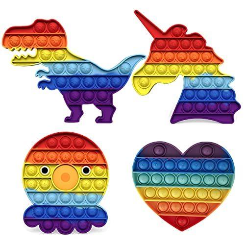 超お得 スクイーズ玩具 4枚入り プッシュポップ フィジェットおもちゃ 人気 ボードゲーム 減圧グッズ ストレス解消 バブル感覚 自閉症 グッズ 洗え S 4smile 通販 Yahoo ショッピング