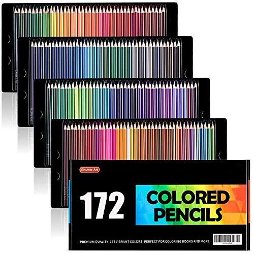 Shuttle Art 色鉛筆 油性 172色 カラーペン 大人の塗り絵 スケッチ イラスト 落書き マンガ 美術 描き用 子供用 画材セット 収納ケ S 0709 4smile 通販 Yahoo ショッピング