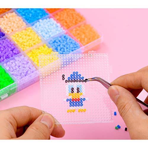 アイロンビーズ 48色 ホットビーズ 約粒 2 6mm ナノビーズ パーラービーズ ミニアイロンビーズ 透明プレート ピンセット アイロンペ S 4smile 通販 Yahoo ショッピング