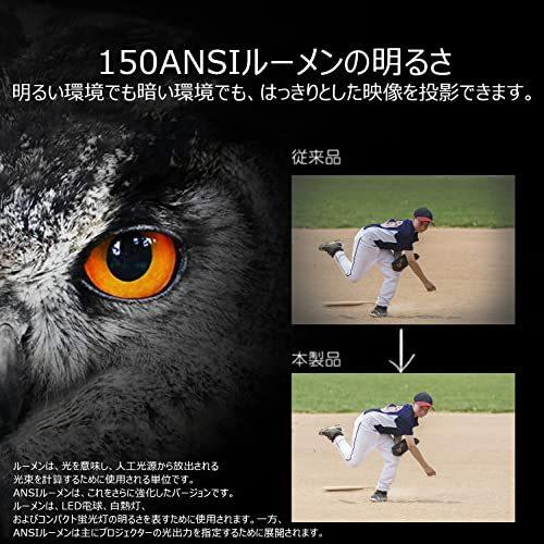 YiFUAR?プロジェクター小型 wifi 5G 150ANSIルーメンAndroid9.0搭載 1920×1080 4k対応 データ台形補正 最新密 4k対応