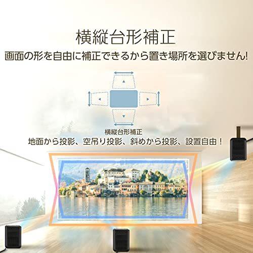 YiFUAR?プロジェクター小型 wifi 5G 150ANSIルーメンAndroid9.0搭載 1920×1080 4k対応 データ台形補正 最新密 4k対応