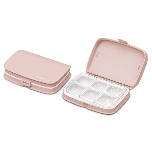 Ayada 薬ケース コンパクト 携帯用 ピルケース かわいい ６つ仕切り サプリメントケース 1週間分 薬入れ ピンク S 0719 4smile 通販 Yahoo ショッピング