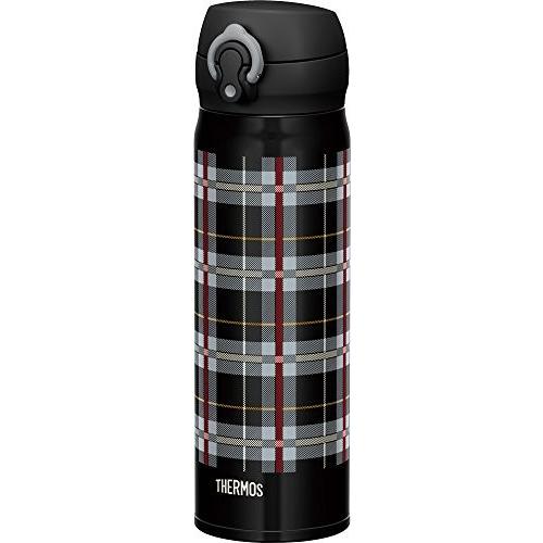 サーモス 水筒 真空断熱ケータイマグ ワンタッチオープンタイプ 500ml ブラックチェック Jnl 502g Bkc 同梱不可