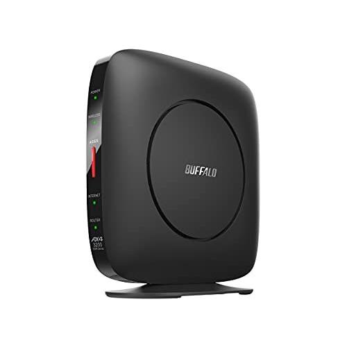 バッファロー 11ax（Wi-Fi 6）対応 無線LANルータ(2401+800mbps) WSR-3200AX4S-BK