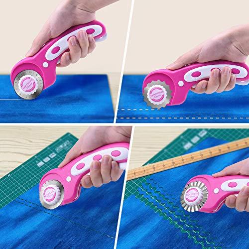 Nouvcoo ロータリー カッター ロータリーカッター 45mm 替刃 7枚入り 手芸 手作り 布 生地 洋裁 裁断 クラフト用品 裁縫道具 Nc S 0626 4smile 通販 Yahoo ショッピング