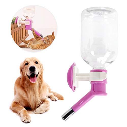 ペット自動給水器 ペットボトル 犬猫用 ウォーターボトル 水飲み ケージ付け 取り付け簡単 水漏れ防止 軽量 留守に便利 ペット用品 小動物用 ピンク S 00 4smile 通販 Yahoo ショッピング