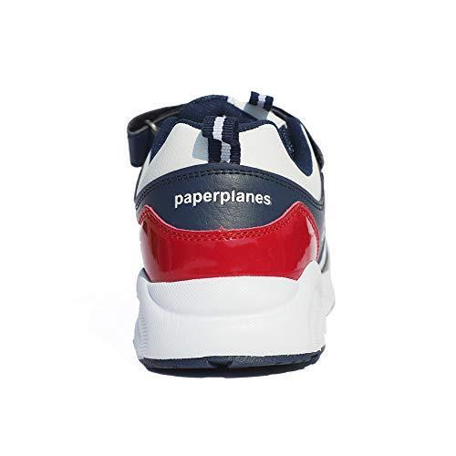 Paperplanes Kids ベルクロシューズ 子供スクール シューズスニーカーpk7019 18cm ネイビー S 4smile 通販 Yahoo ショッピング