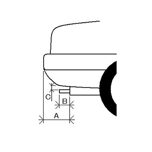 viz マフラーカッター [398] オーバル2本出し モコ ラシーン ラフェスタ ラルゴ VIZ-KMC-AX398-77 | ブランド登録なし | 02