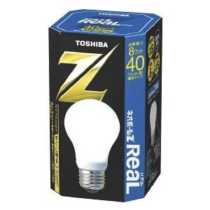 東芝 ネオボールZリアル 電球形蛍光ランプ 電球40ワットタイプ 昼光色 EFA10ED/8-R 口金直径26mm | ブランド登録なし