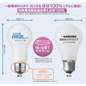 東芝 ネオボールZリアル 電球形蛍光ランプ 電球40ワットタイプ 昼光色 EFA10ED/8-R 口金直径26mm | ブランド登録なし | 01