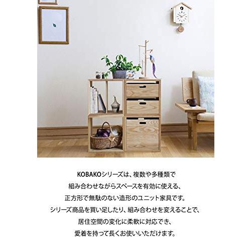 オークヴィレッジ たなkobako (たなこばこ)・ニレ ナチュラル 外寸：幅