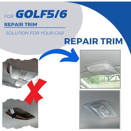 C/Asport ルーフライニングリペアトリム for Golf6 パールグレー CAsport VW ゴルフ6 ルーフライニングリペアトリム 前後SET