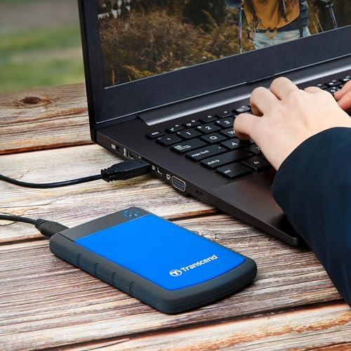 Transcend ポータブルHDD 4TB PS5/PS4 メーカー動作確認済 耐衝撃 USB3