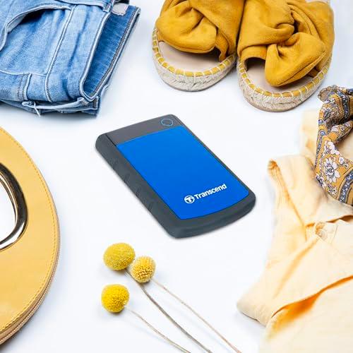 Transcend ポータブルHDD 4TB PS5/PS4 メーカー動作確認済 耐衝撃 USB3
