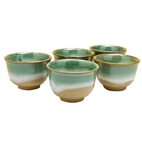 湯呑みセット 来客用 有田焼 晩秋 煎茶碗 5客セット 化粧箱入り