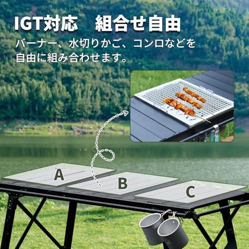 キャンプ テーブル【15秒組立!!】IGT テーブル アウトドア テーブル キャ Amazon | キャンプ テーブル【15秒組立!!】IGT アウトドア