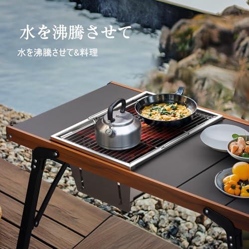 IGTテーブル 折りたたみ バーベキュー グリル機能付き 折りたたみテーブル igt コンロ 焚き火台 バーベキュー 折り畳み bbqグリル テーブル