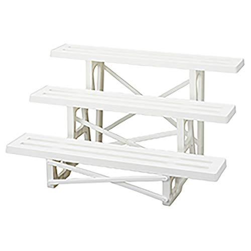 フラワースタンド3段 90cm幅 ホワイト : 4Speed Online Yahoo!店
