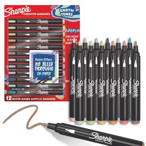 Coptic / sharpie 多色水性インクマーカーセット Sharpie シャーピー アクリルマーカー アーストーン ミネラル