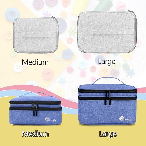 Luxja 裁縫バッグ 裁縫箱 大容量 ※バッグのみ 裁縫道具 収納