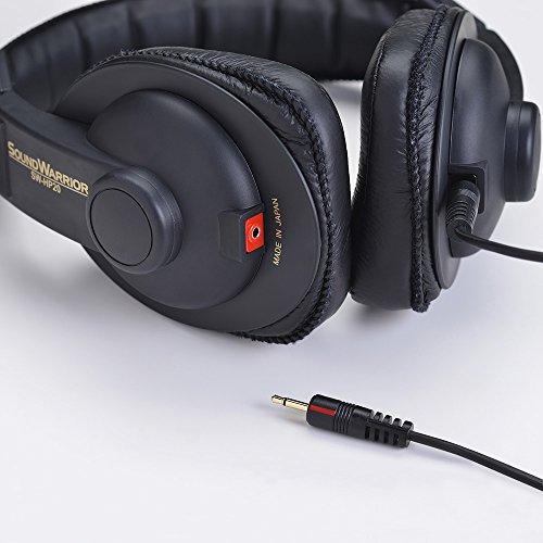 SOUNDWARRIOR プロフェッショナル 密閉型 エアーダイナミック ヘッドホン ケーブル着脱式 * 音鑑賞 バランス XLR アンバランス ケーブル 付属 日本製 SW-HP20