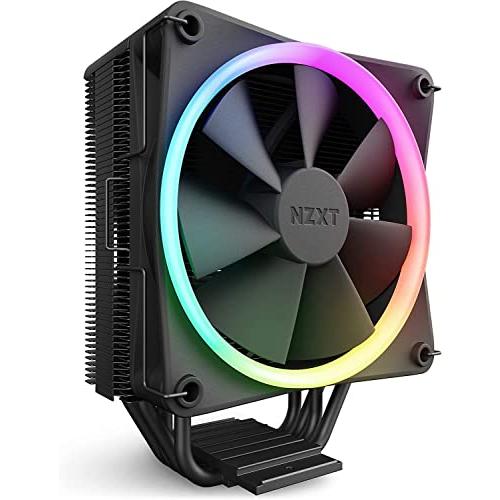 【美品】NZXT CPU空冷ファン RGB 4ヒートパイプ NZXT CPUクーラー 空冷 T120 RGB Black RC-TR120-B1 黒 12cm F120RGB