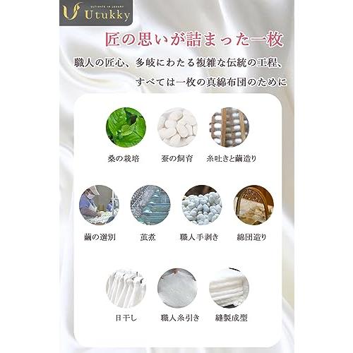 Utukky 掛け布団 シルク掛け布団 シルク100%高級布団 防寒 オール