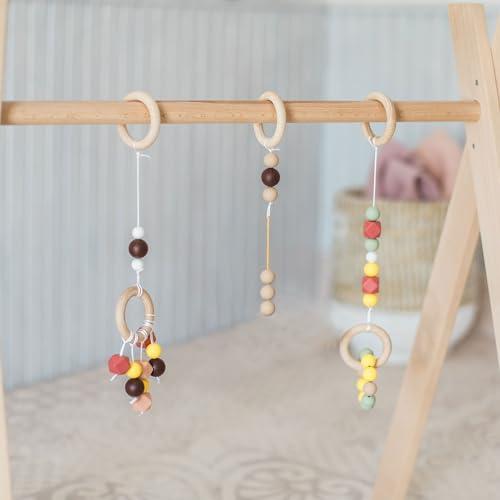 PATIKIL 70mm/2.75" 未仕上げ 木製リング 10個セット DIYクラフトリングペンダントコネクター ウッドカラー | ブランド登録なし | 04