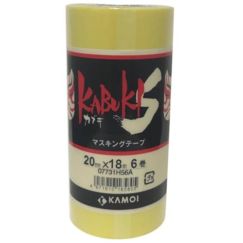 カモ井加工紙 KABUKI-S マスキングテープ 20X18M(6P) : 4Speed Online
