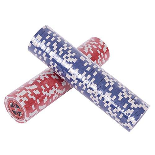 ポーカーテーブル チップ セット 楽天市場】COSTWAY ポーカーセット 300枚チップ 数字入り マット