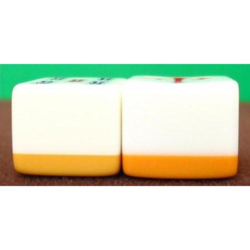 手打ち国産麻雀牌 くずれにくいアール牌 天和 青 白点棒付 囲碁