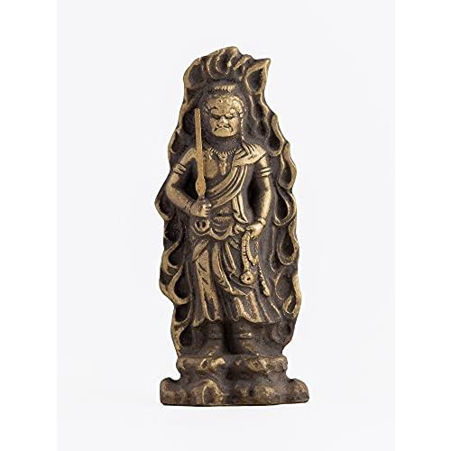 仏像 不動明王 小7.5cm/古美金 仏師：渡辺景秋 原型＿ 酉年生まれ