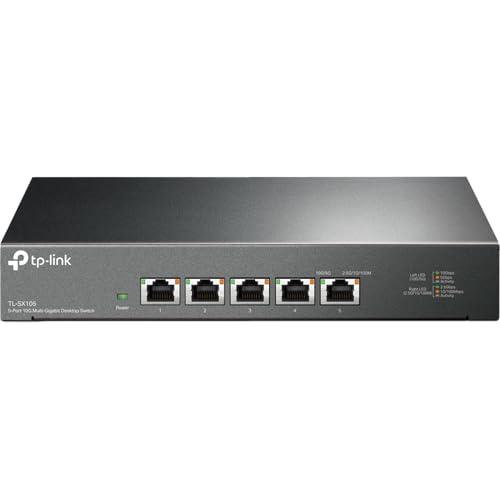 TP-Link 5ポート 全ポート10G対応 10G マルチギガビット　アンマネージ　プラグ＆プレイ　スイッチングハブ TL-SX105_1