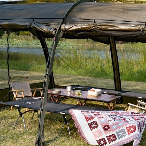 TOMOUNT トンネルテント 拡張テント メッシュドア フロアマット