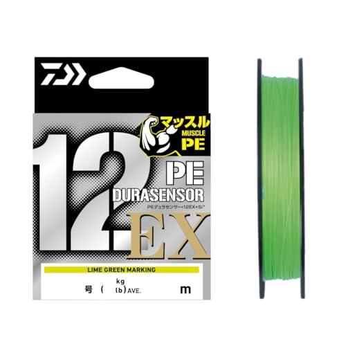 ダイワ PEライン 12EX ライムグリーン 1.2号200m ダイワ(DAIWA) PEライン 12本撚り PEデュラセンサー12EX ライム