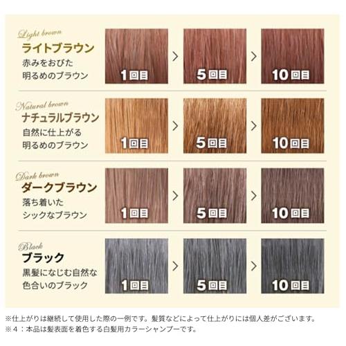 Sastty[白髪用] 利尻カラーシャンプー お徳用 500ml ダークブラウン_5