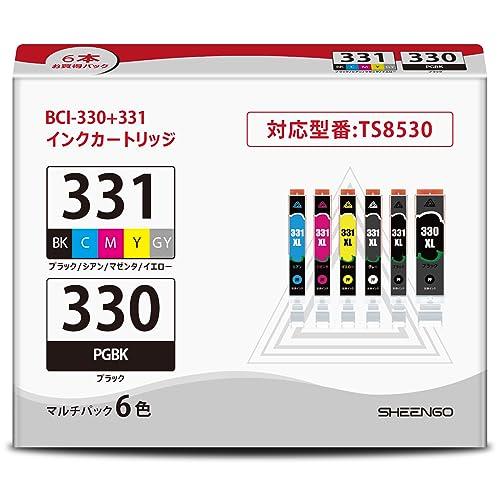 BCI-331*330/6MP インクカートリッジ キヤノン 用 BCI-331(BK/C