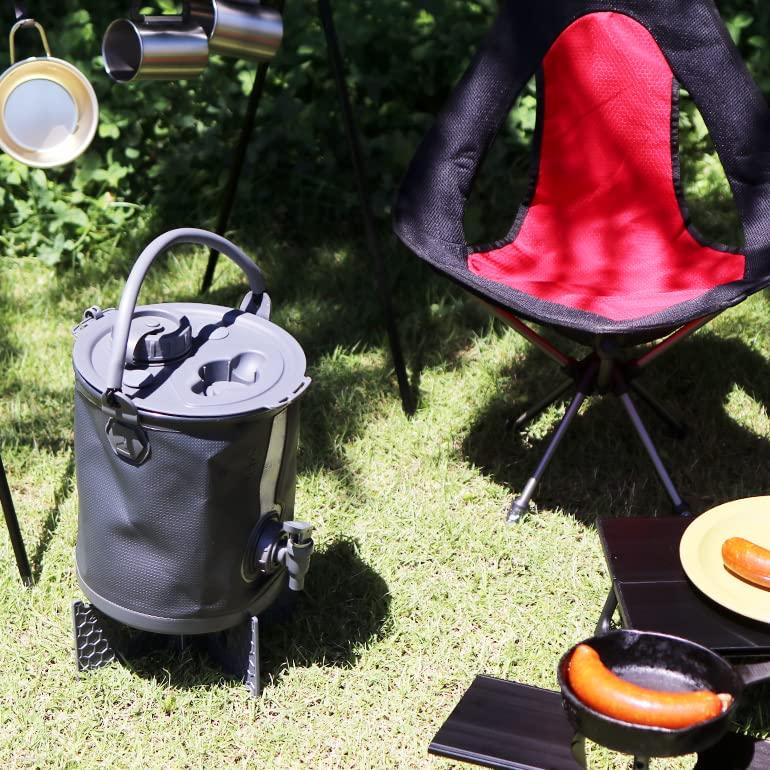 [コラプズ]Colapz 2-in-1 Water Carrier \u0026 Bucket ウォータージャグ 8L SORC-001 GREY_6