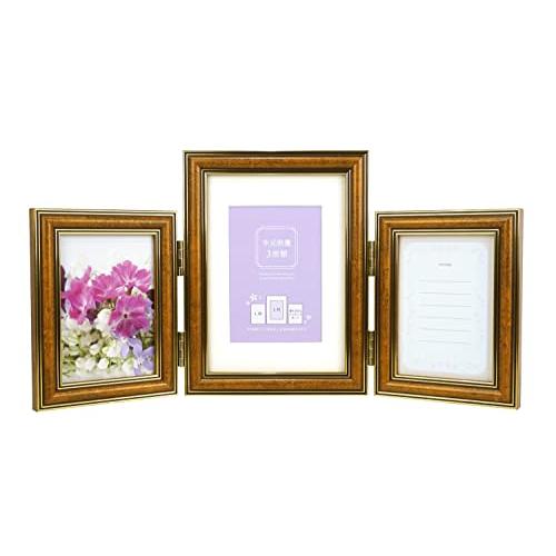 VANJOH 手元供養三面額CA*木製飾り台L3921BR*仏具・花4点セットWI*LEDローソク・線香2点セットWI 106758_1
