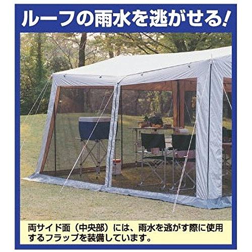 キャプテンスタッグ　テント タープ サンシェルター ラニーメッシュ [6人用] キャプテンスタッグ ラニーメッシュタープテント