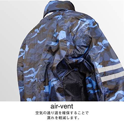 コミネ(KOMINE) バイク用レインウェア 03-539 Black XL_2