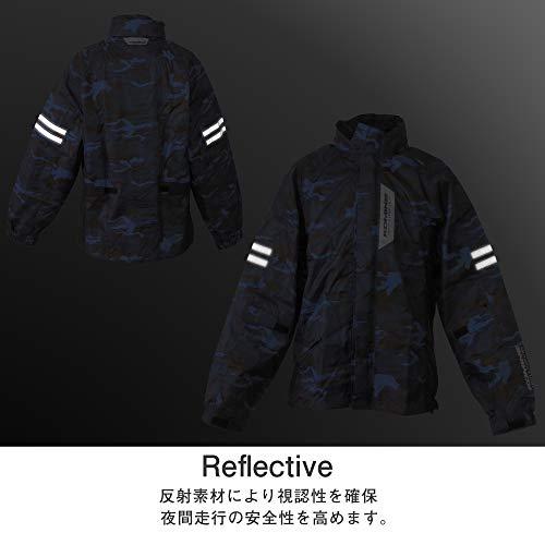 コミネ(KOMINE) バイク用レインウェア 03-539 Black XL_3