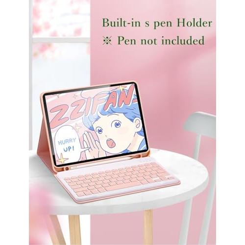 Galaxy Tab A9* ケース キーボード 可愛い キャンディーカラー