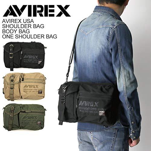 (アビレックス) AVIREX アヴィレックス イーグルシリーズ ショルダーバッグ ボディバッグ ワンショルダーバッグ メンズ F Black AVX3522_1