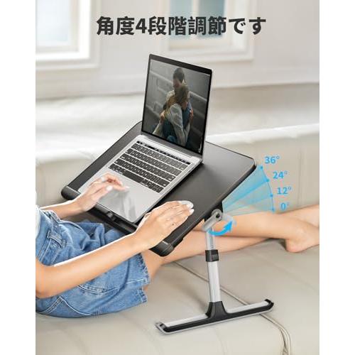 SAIJI ベッドテーブル ベッド デスク ラップデスク 折りたたみテーブル